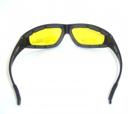 Choppers Night Drive Yellow Lens Goggle Glasses (Anti-Fog Coated) 91747-YL