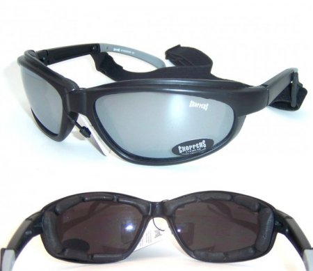 Choppers Goggles Foam Padded Sunglasses (Polycarbonate Lens) CHOP129A