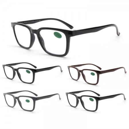 Fashion Plastic Reading Glasses 4 Style Asstd R9288-91D